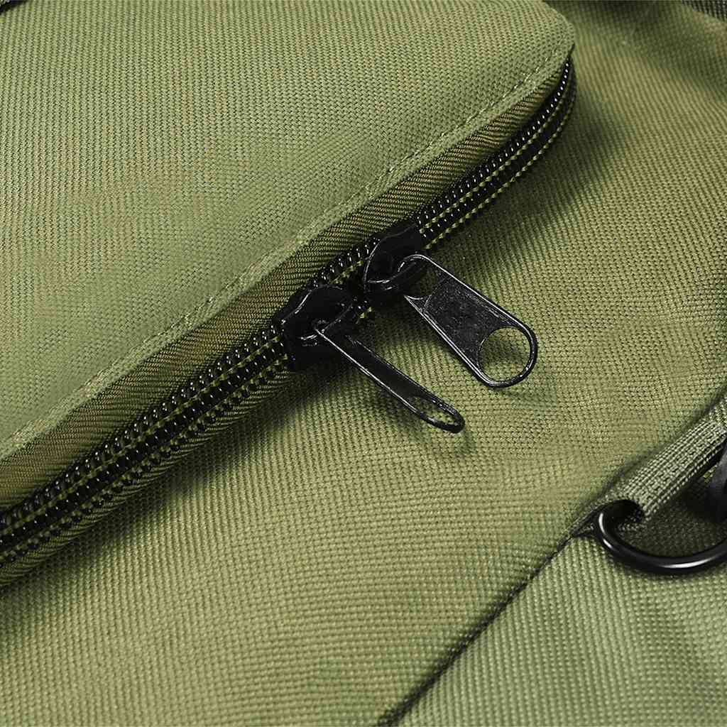 vidaXL Borsone da Viaggio Stile Militare 3 in 1 45 L Verde Oliva