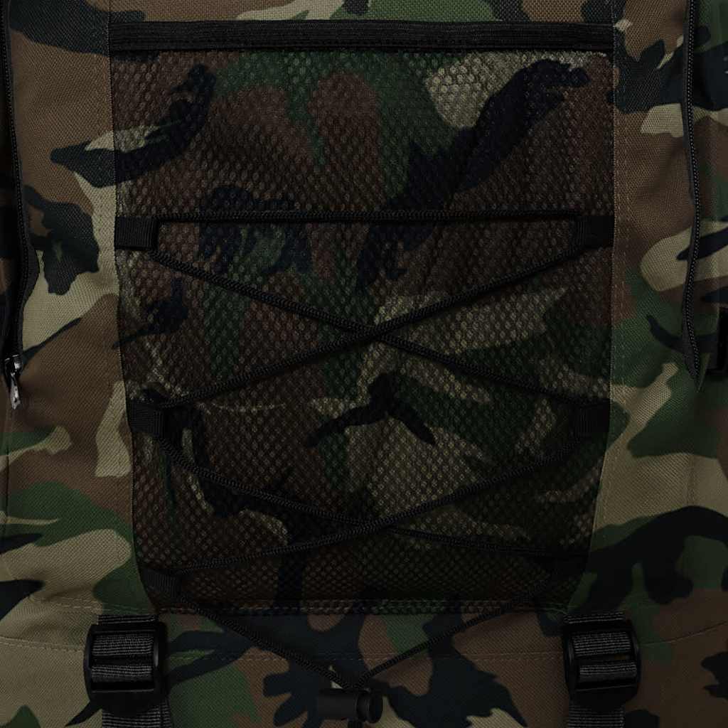 vidaXL Zaino stile militare XXL 100 L mimetico