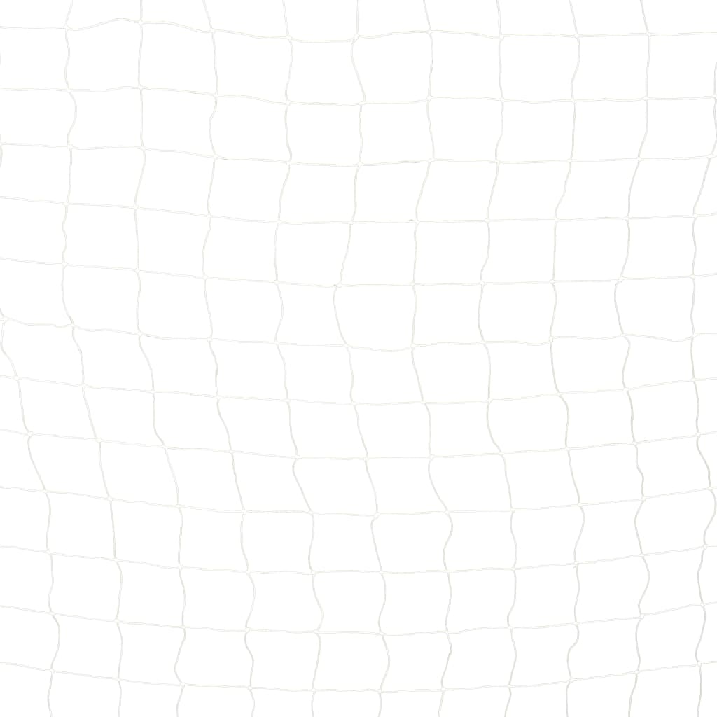 vidaXL Porta da Calcio 300x160x90 cm in Metallo Bianco e Nero