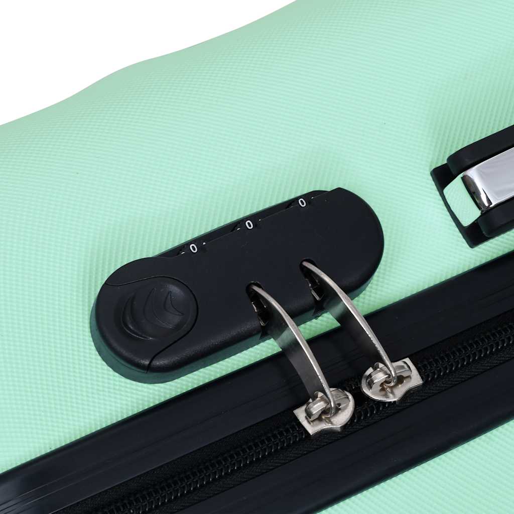 vidaXL Trolley a Custodia Rigida Menta in ABS