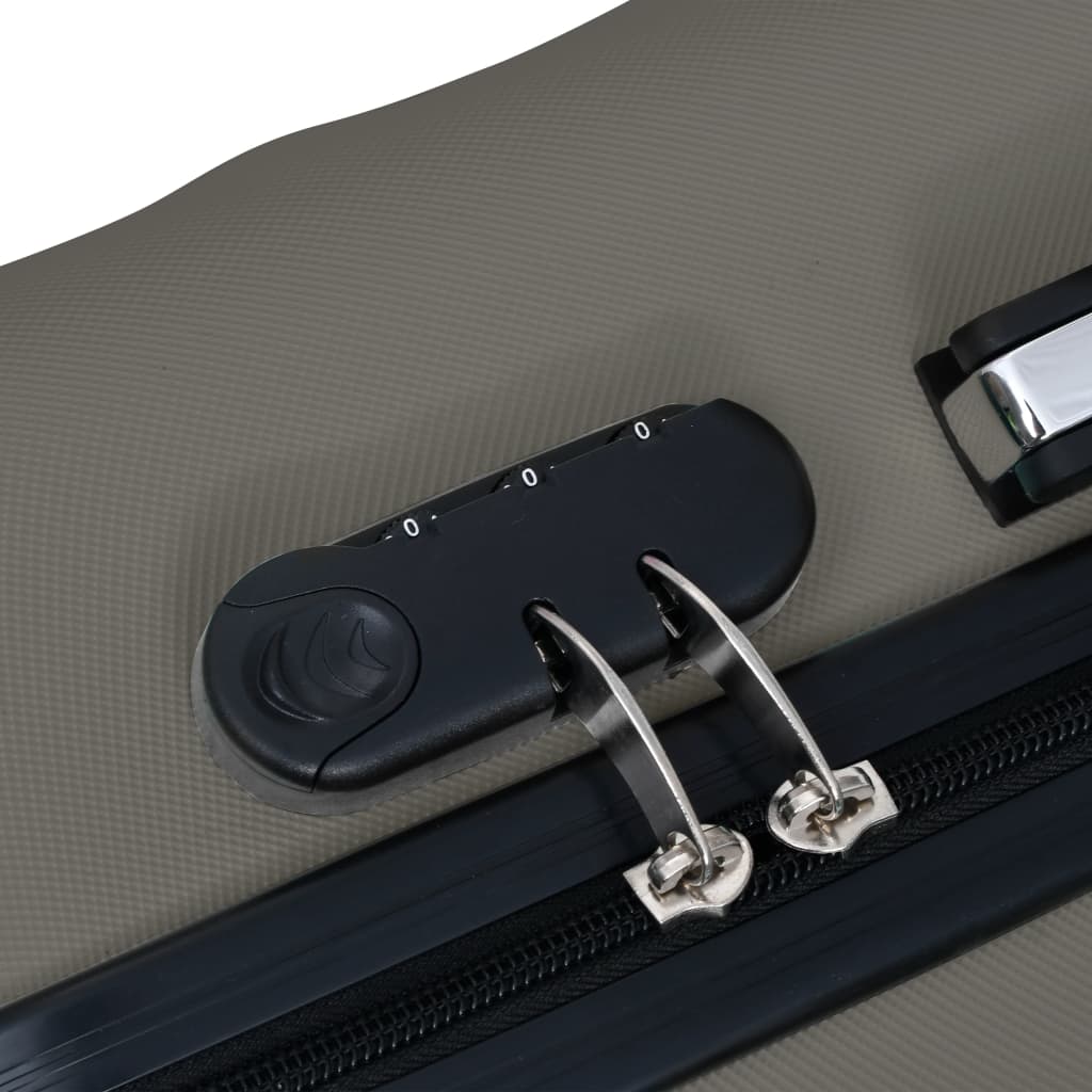vidaXL Trolley a Custodia Rigida Antracite in ABS