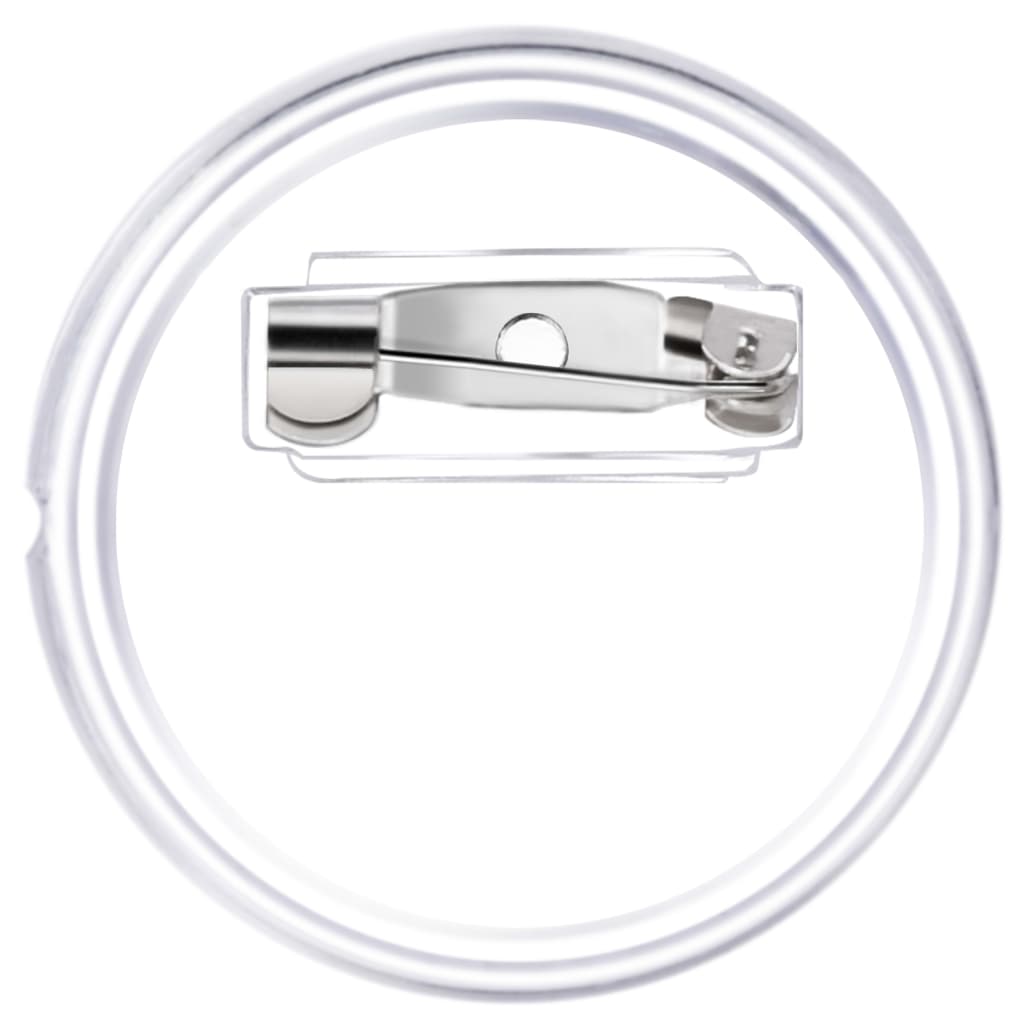 vidaXL Bottoni per Badge con Spilla 100 Set in Acrilico 25 mm