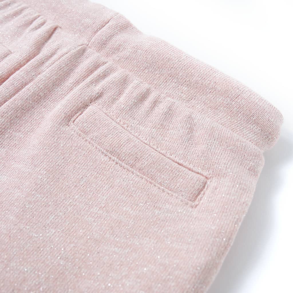 Pantaloncini per Bambini con Coulisse Rosa Chiaro Misto 116