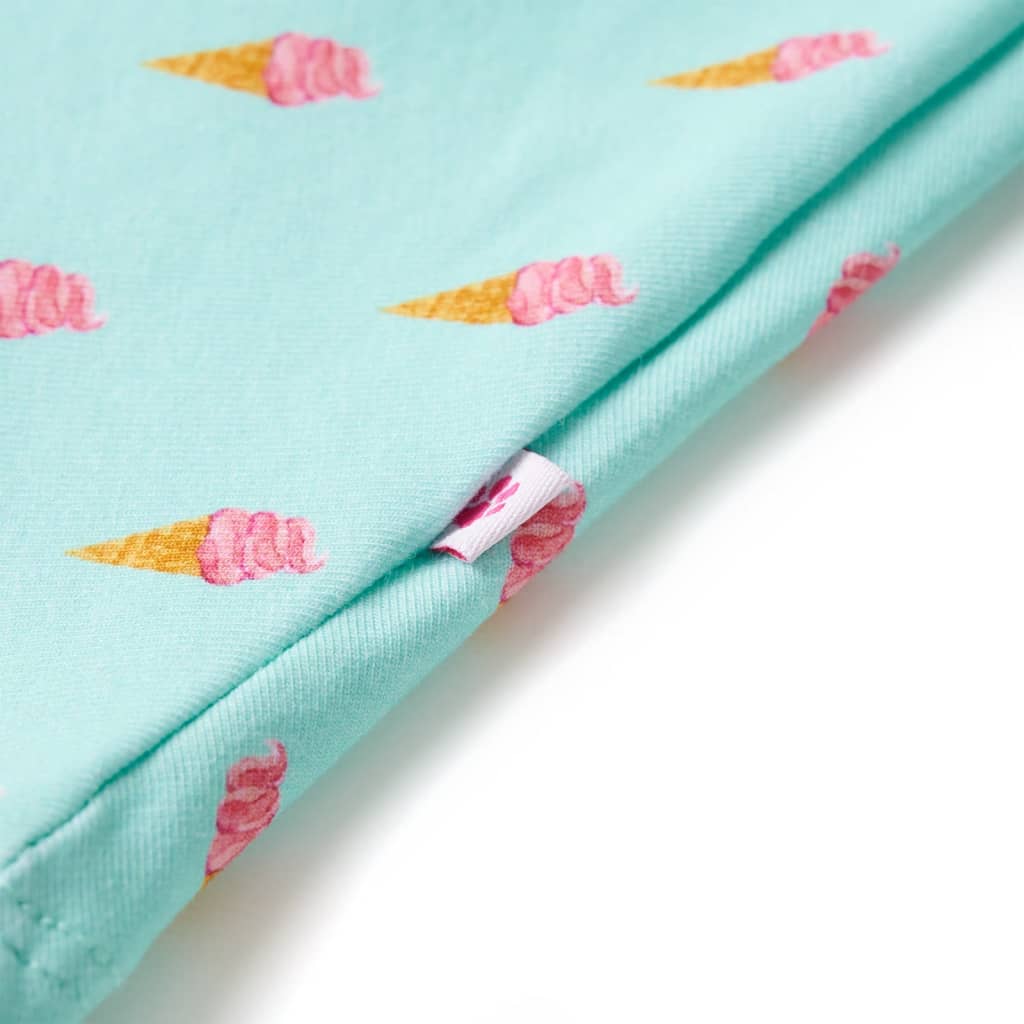 Abito da Bambina con Coulisse Menta Chiaro 116