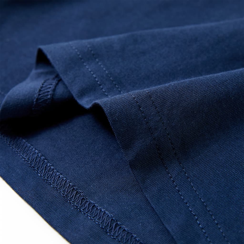 Maglietta da Bambino Blu e Blu Marino 128
