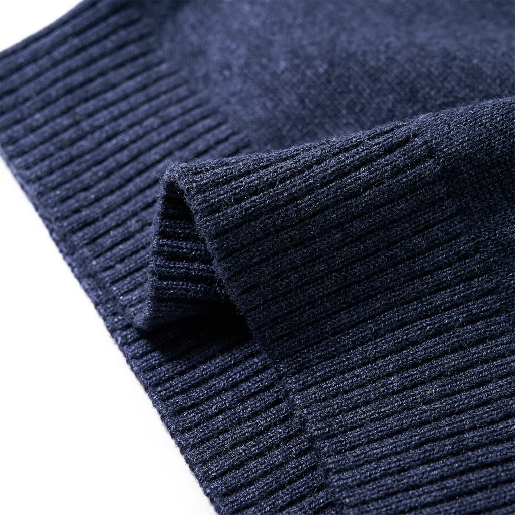 Maglione per Bambini Lavorato a Maglia Blu Marino 104