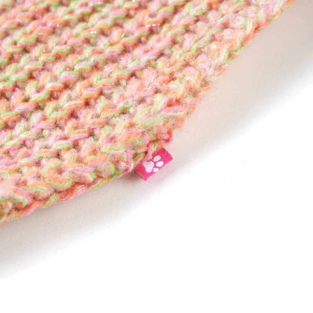 Maglione da Bambina Lavorato a Maglia Rosa Tenue 128
