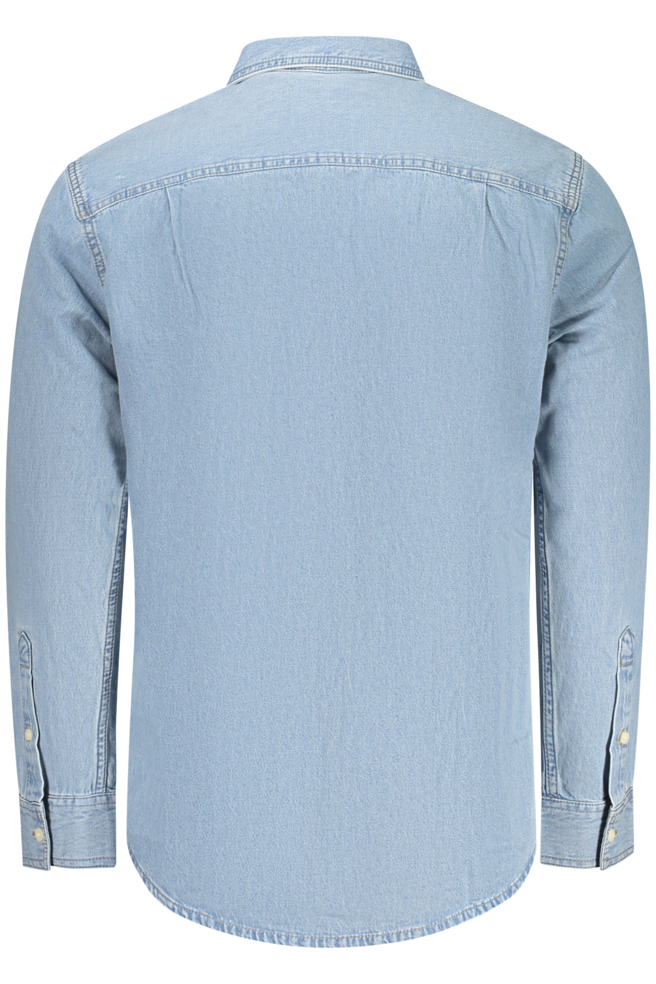 CALVIN KLEIN CAMICIA MANICHE LUNGHE UOMO AZZURRO TAGLIA = L