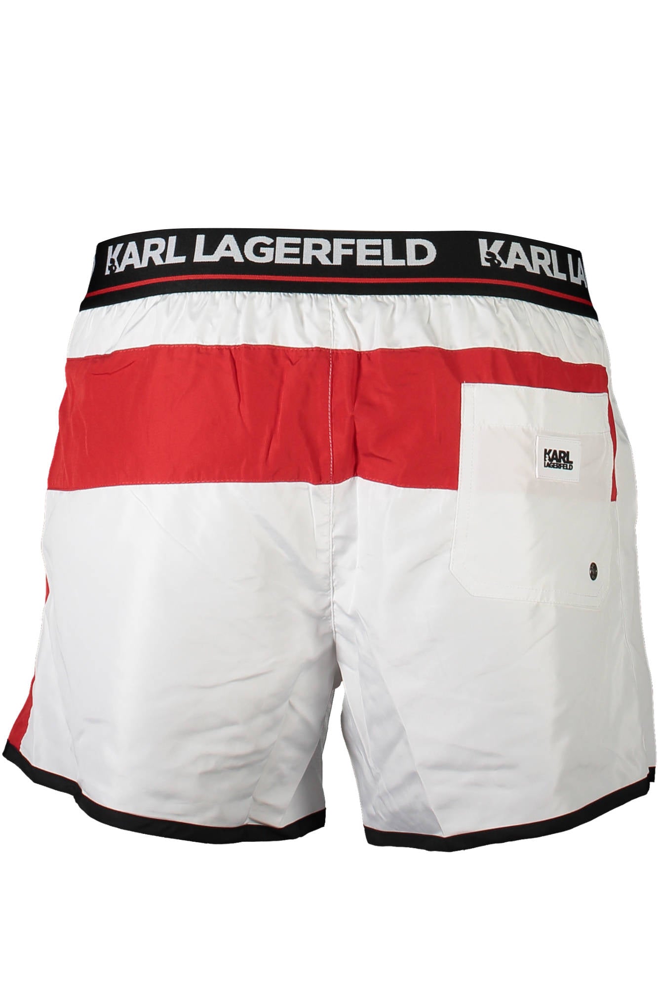 KARL LAGERFELD BEACHWEAR COSTUME PARTE SOTTO UOMO BIANCO TAGLIA = L