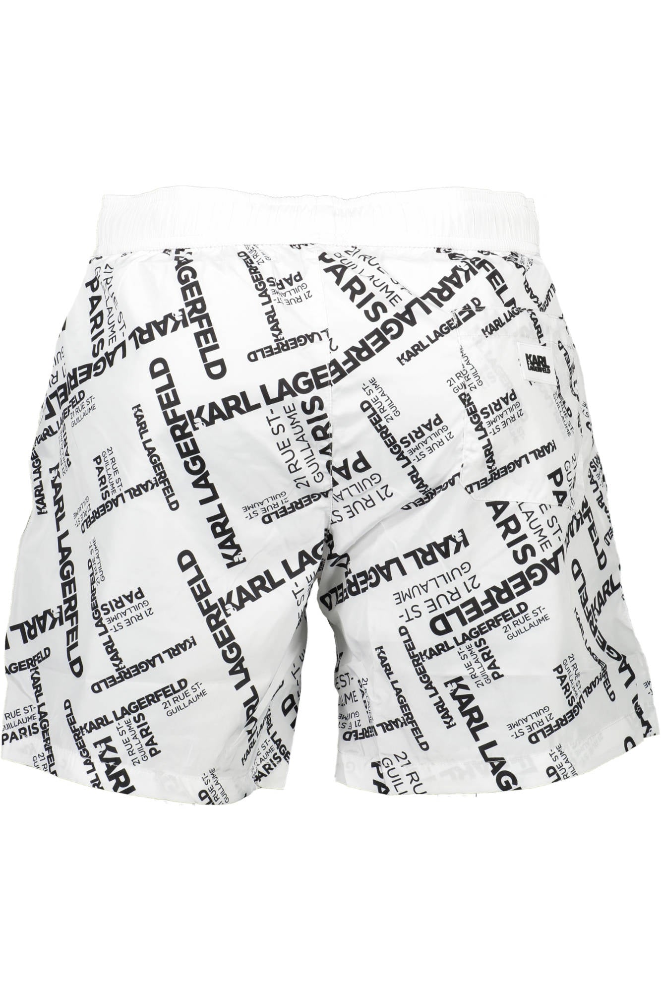KARL LAGERFELD BEACHWEAR COSTUME PARTE SOTTO UOMO BIANCO TAGLIA = S