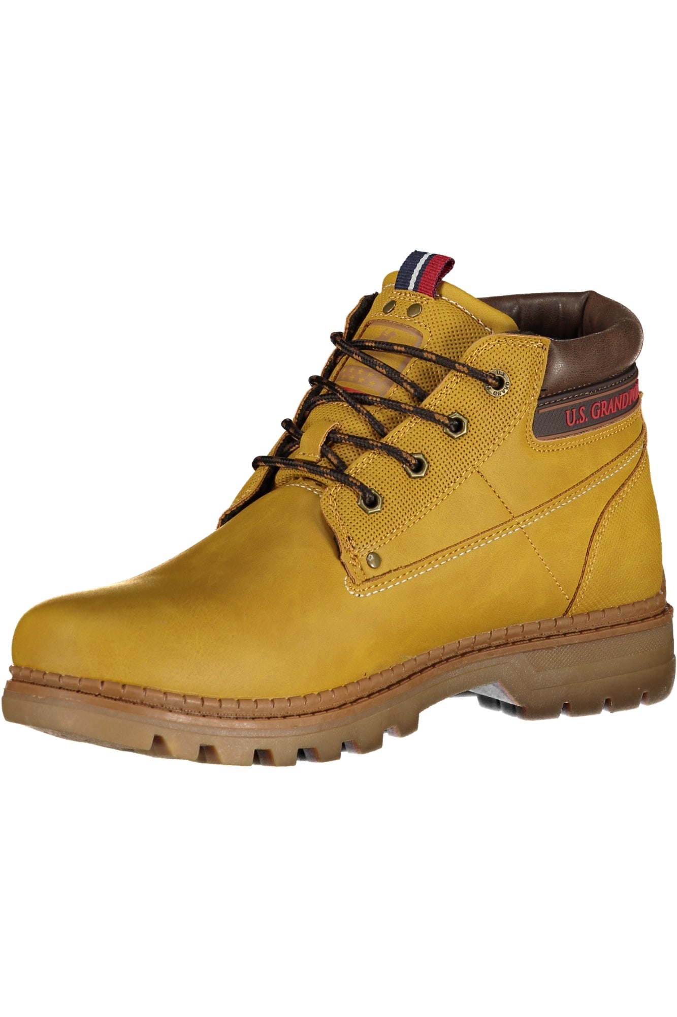U.S. GRAND CALZATURA STIVALE UOMO GIALLO TAGLIA = 43