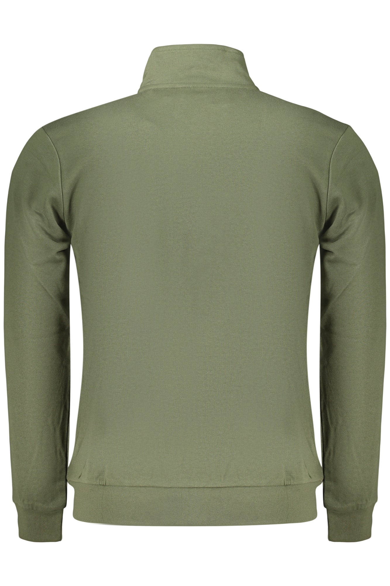 U.S. GRAND FELPA CON ZIP UOMO VERDE TAGLIA = S