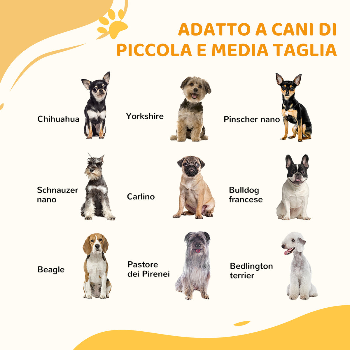 Cancelletto per Cani con 4 Viti Regolabili e Nastro Adesivo, in Metallo e Plastica, 74-100x76 cm, Nero
