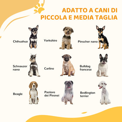 Cancelletto per Cani con 4 Viti Regolabili e Nastro Adesivo, in Metallo e Plastica, 74-100x76 cm, Nero