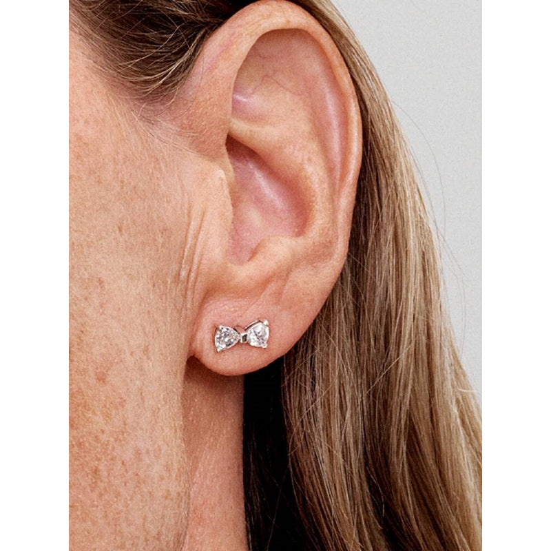 PANDORA JEWELRY Mod. SPARKLING DOUBLE HOOP EARRINGS