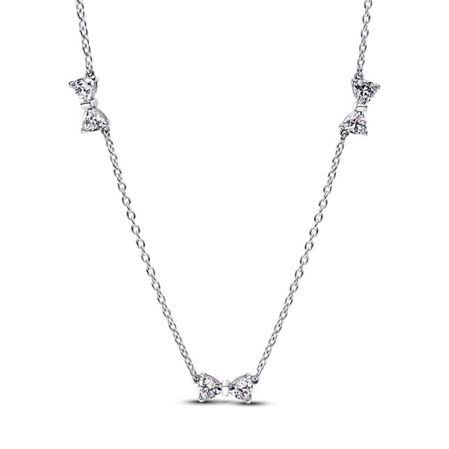 PANDORA Mod. SPARKLING PAV BAR COLLIER NECKLACE