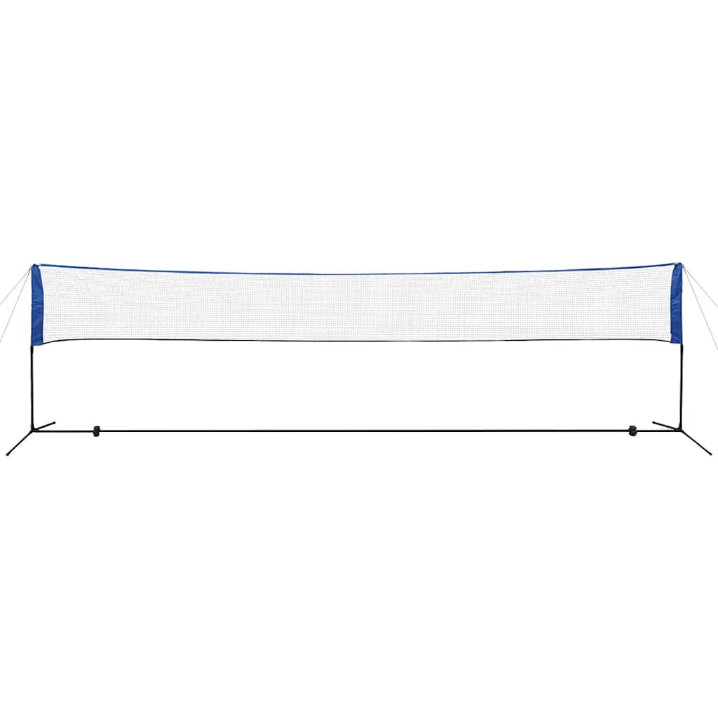 vidaXL Rete da Badminton con Volani 600x155 cm