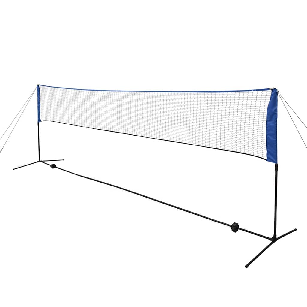 vidaXL Set Rete da Badminton con Volani 500x155 cm