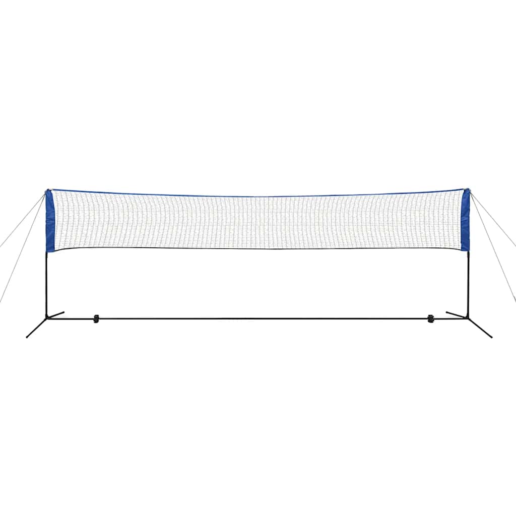 vidaXL Set Rete da Badminton con Volani 500x155 cm
