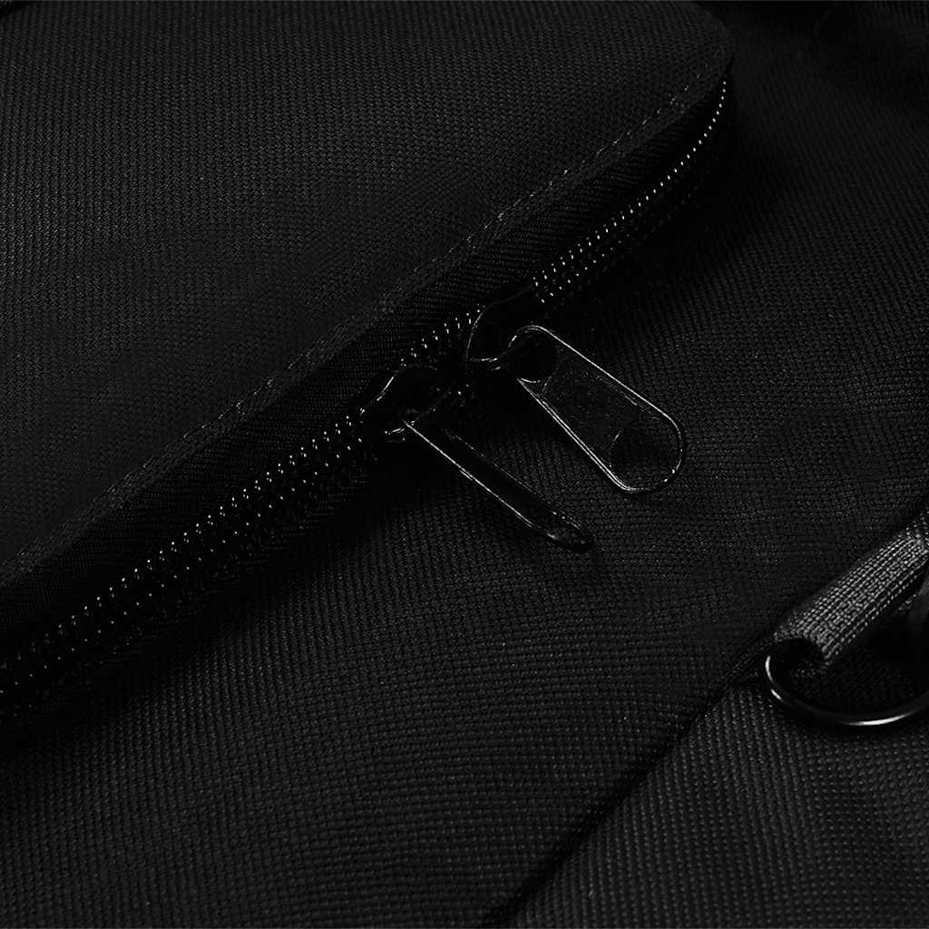 vidaXL Borsone da Viaggio Stile Militare 3 in 1 45 L Nero