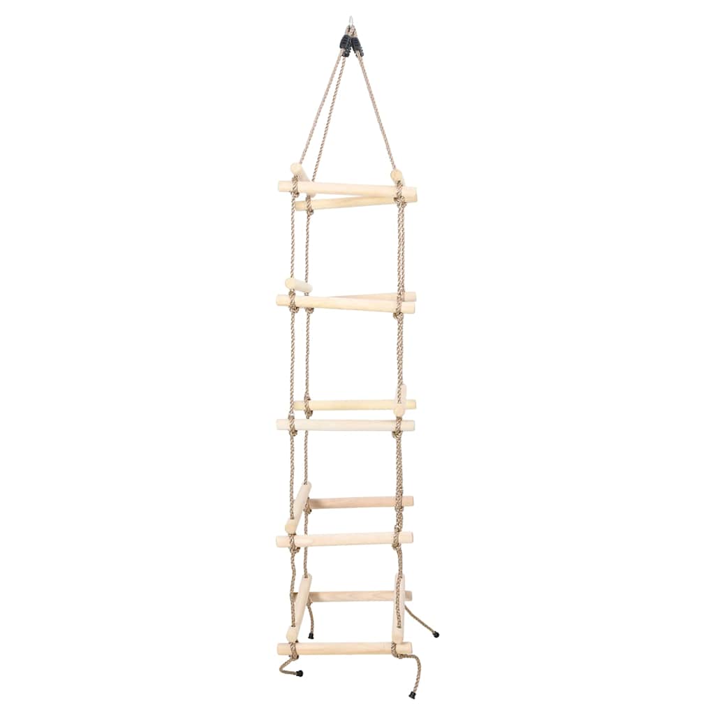 vidaXL Scala di Corda per Bambini 200 cm in Legno