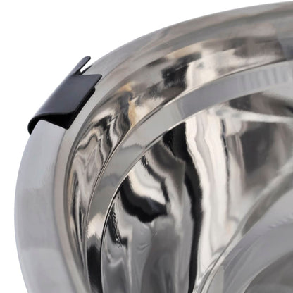 vidaXL Ciotola doppia regolabile per cani e gatti, 2 ciotole in acciaio inox da 4,1 L