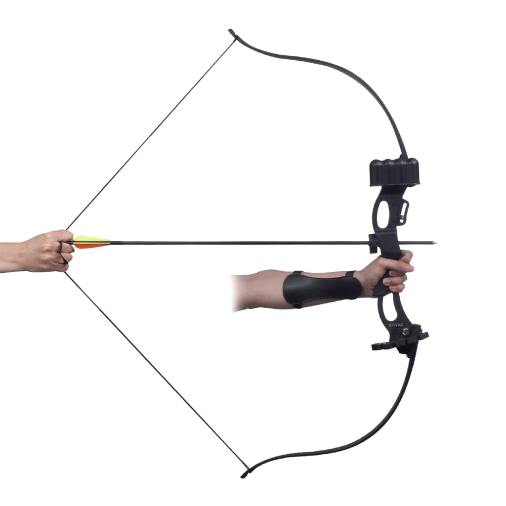 vidaXL Arco Ricurvo per Principianti con Accessori 49" 0,7 kg