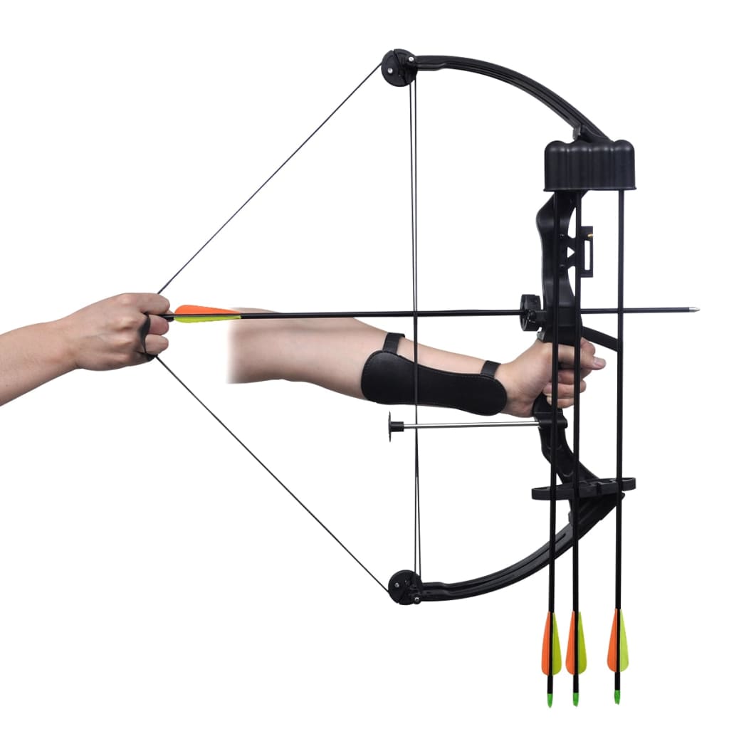 vidaXL Arco Composito per Adolescenti Accessori e Frecce in Alluminio