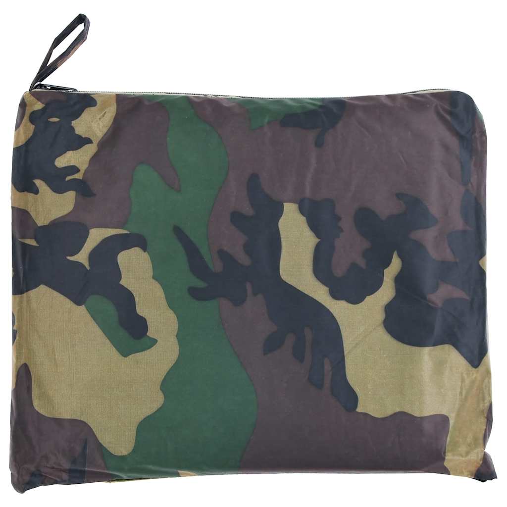 Nepromokavá army plátenka ponco pro kemping/turistiku maskácová