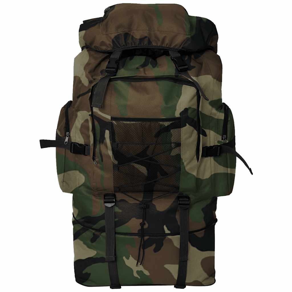 vidaXL Zaino stile militare XXL 100 L mimetico