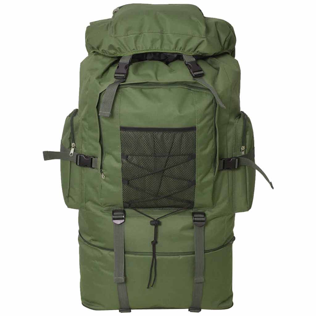 vidaXL Zaino Stile Militare XXL 100 L Verde