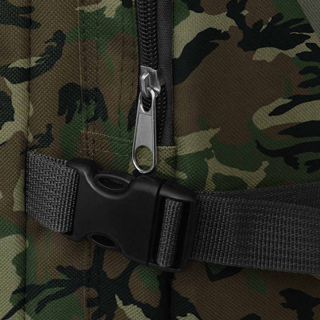 vidaXL Zaino Stile Militare 65 L Mimetico