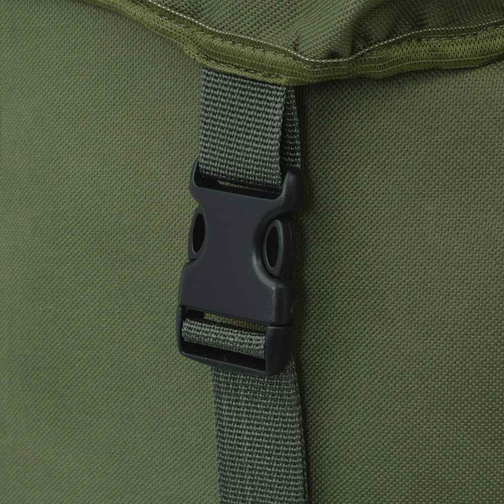 vidaXL Zaino Stile Militare 65 L Verde
