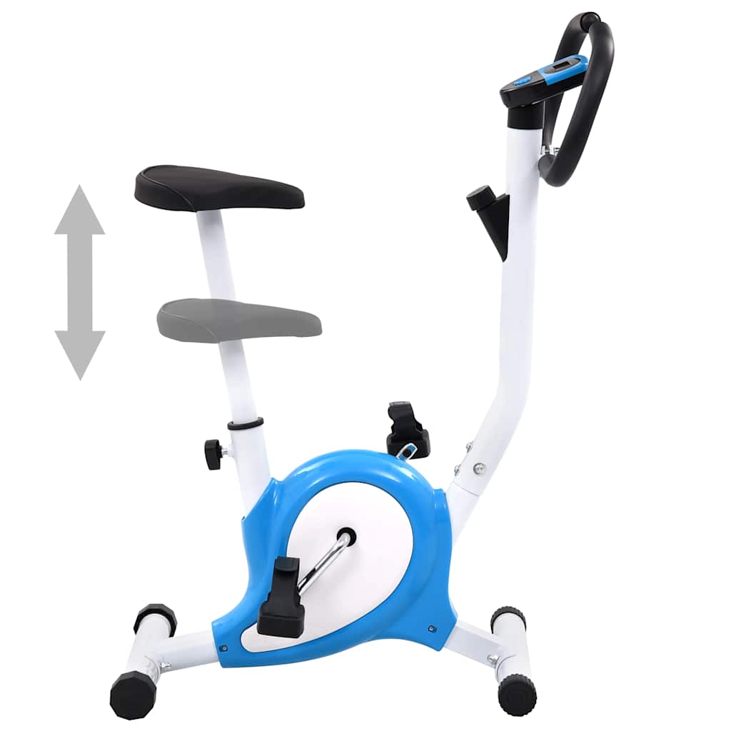 vidaXL Cyclette Ellittica con Cinghia di Resistenza Blu