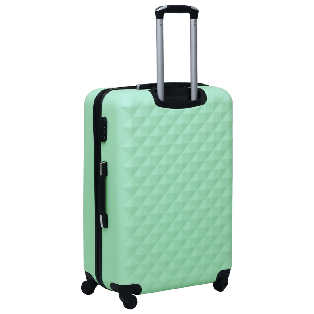vidaXL Set Valigie Trolley a Custodia Rigida 2 pz Menta in ABS