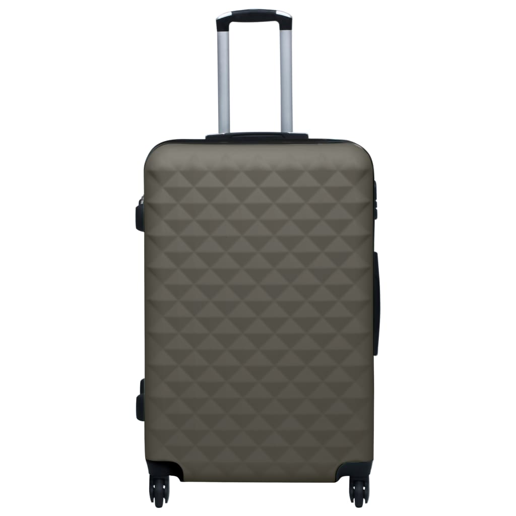 vidaXL Set Valigie Trolley a Custodia Rigida 2 pz Antracite in ABS