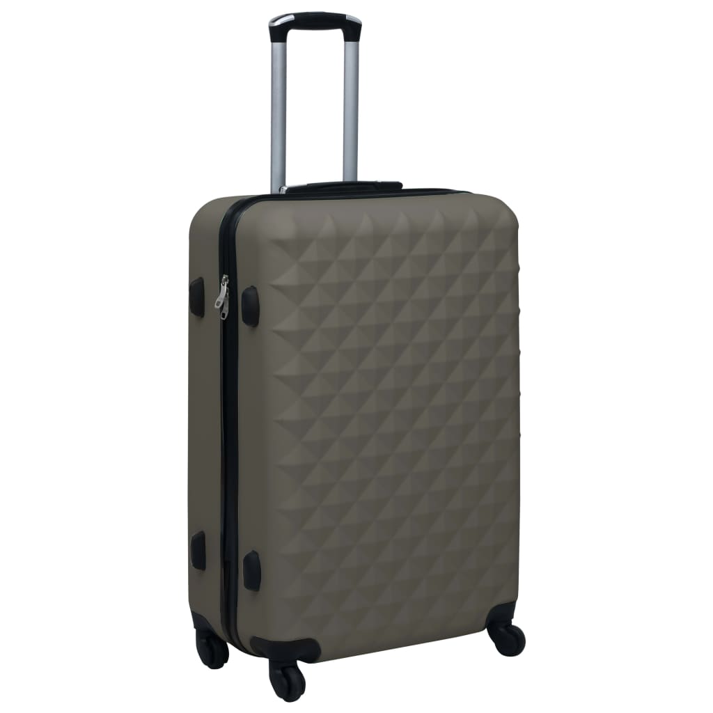 vidaXL Set Valigie Trolley a Custodia Rigida 2 pz Antracite in ABS