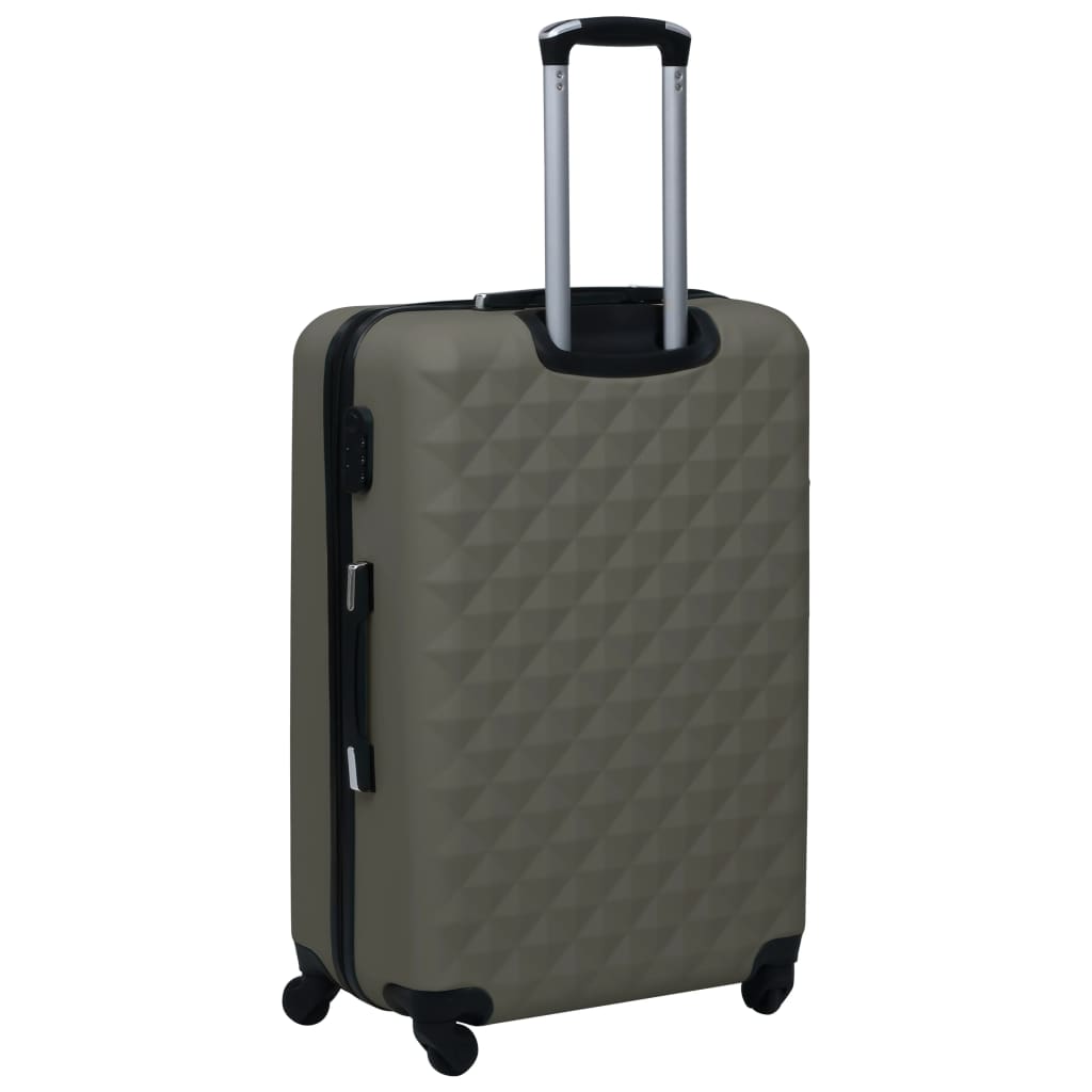 vidaXL Set Valigie Trolley a Custodia Rigida 2 pz Antracite in ABS