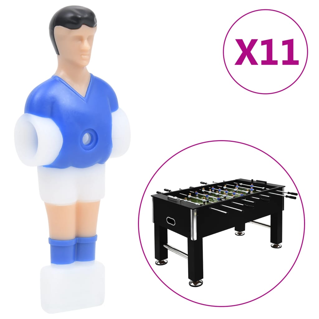 vidaXL Giocatori Calcio Balilla 22 pz per Asta da 12,7 mm