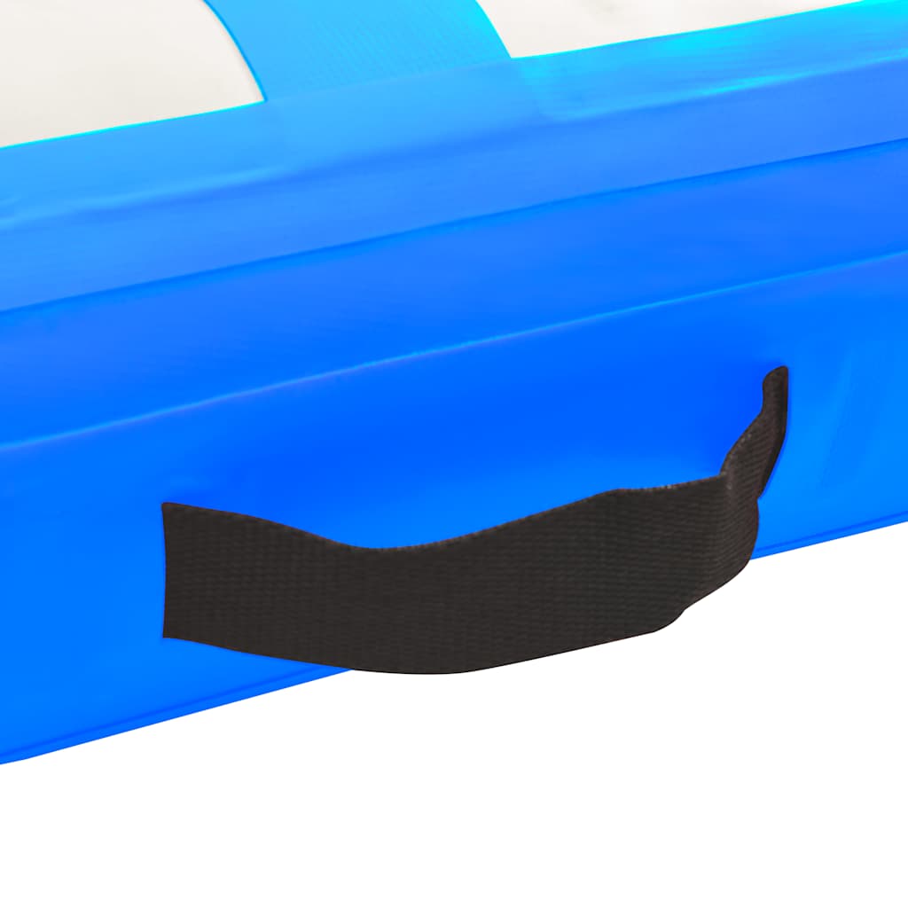 vidaXL Tappetino Ginnastica Gonfiabile con Pompa 60x100x10 cm PVC Blu