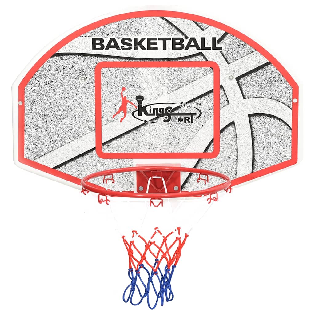 vidaXL Set Tabellone da Basket da Parete 3 pz 66x44,5 cm