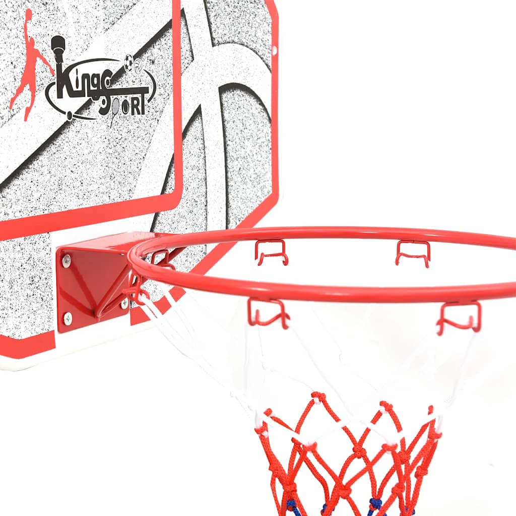 vidaXL Set Tabellone da Basket da Parete 3 pz 66x44,5 cm