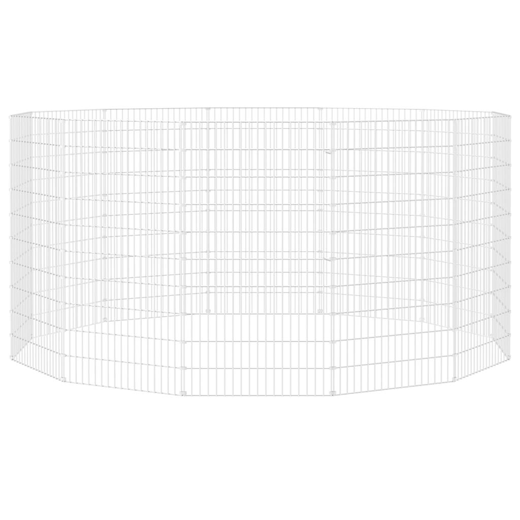vidaXL Recinto per animali da esterno, 12 pannelli, 54x100 cm
