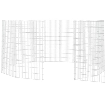 vidaXL Recinto per animali da esterno, 12 pannelli, 54x100 cm