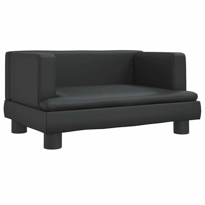 vidaXL Cuccia per cani, 60x40x30 cm, in similpelle, nera