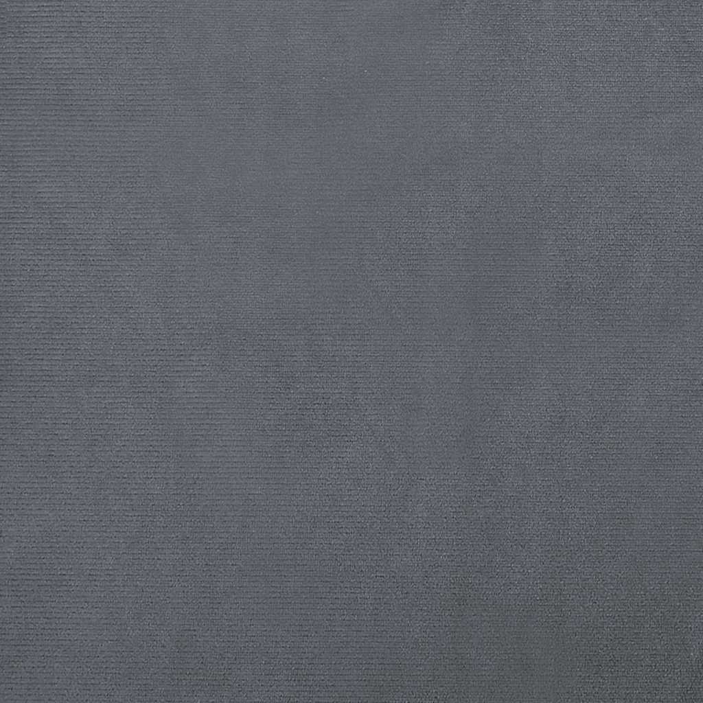 vidaXL Cuccia per cani, 70x45x33 cm, in velluto, grigio scuro