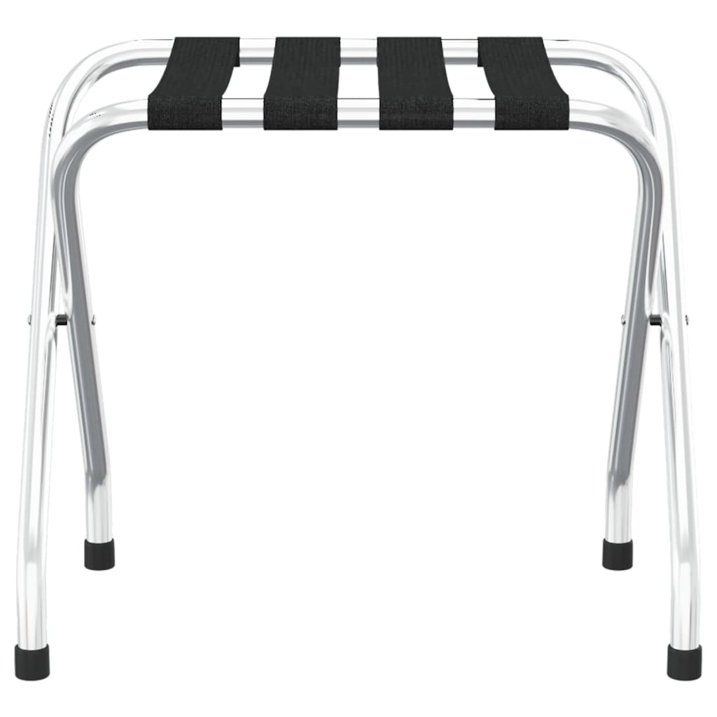 vidaXL Portapacchi Nero e Argento 56x40x49 cm