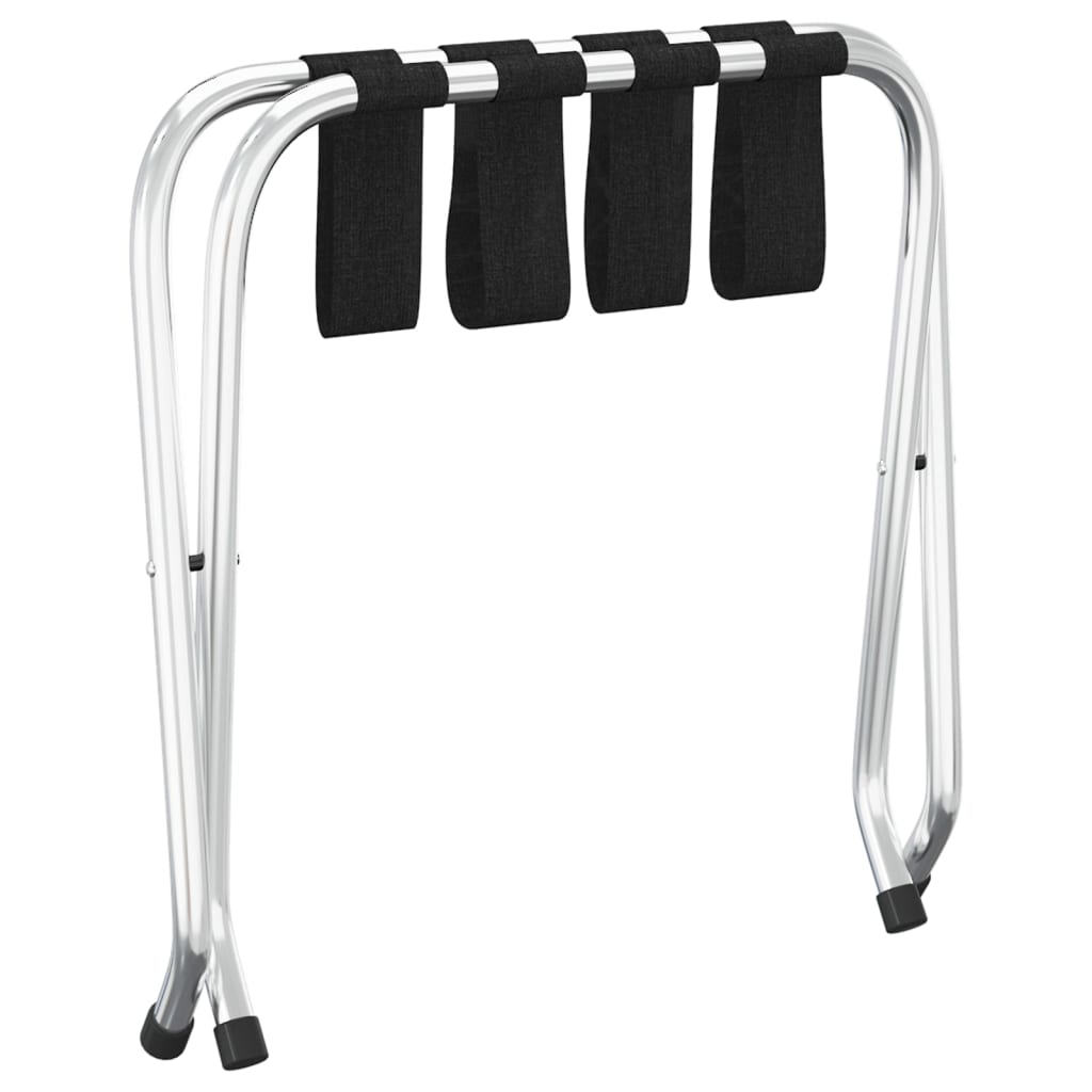 vidaXL Portapacchi Nero e Argento 56x40x49 cm