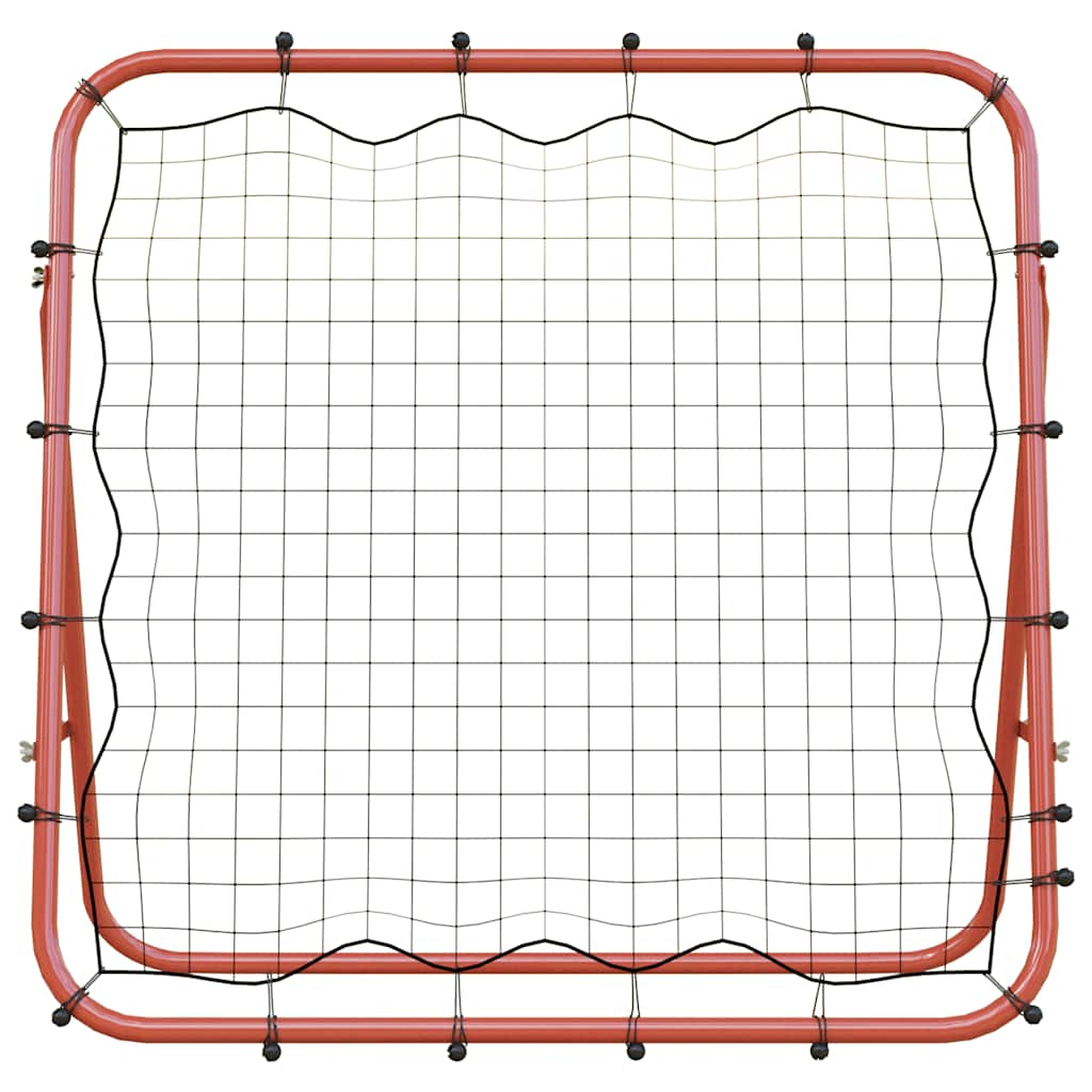 vidaXL Rimbalzatore da Calcio Regolabile 96x80x96 cm Acciaio e PE