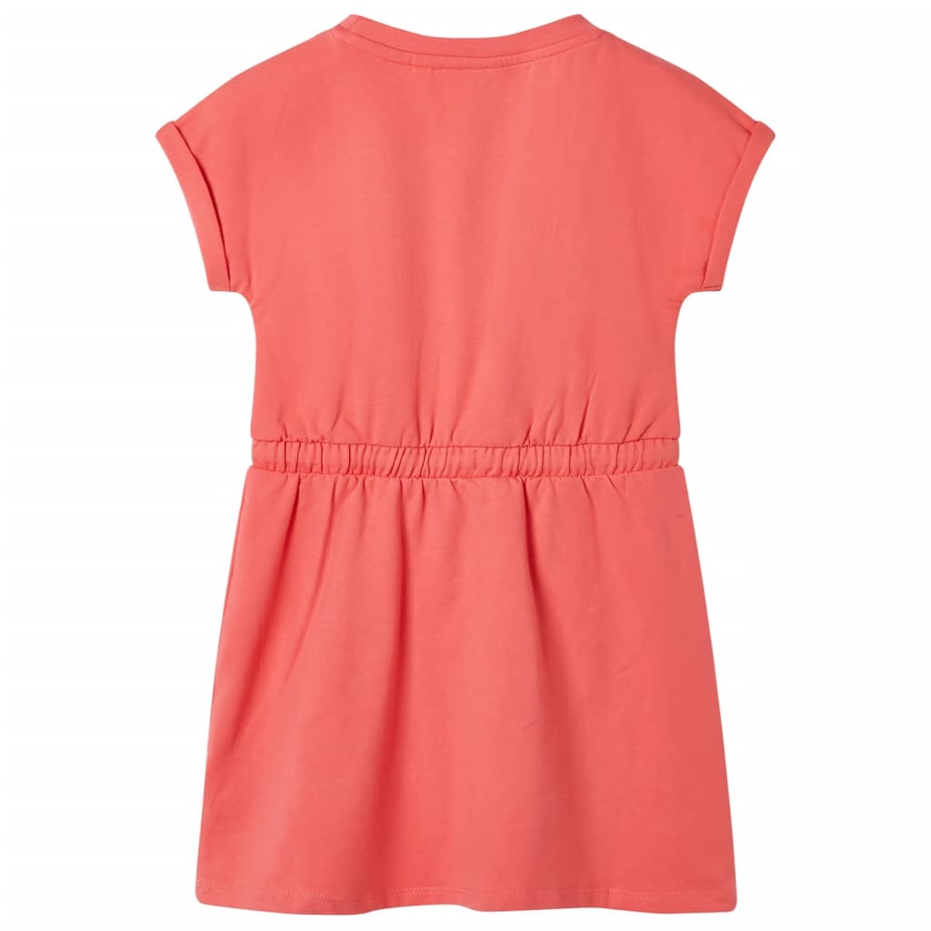 Abito da Bambina con Coulisse Corallo 116